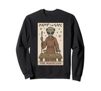 Carte de Tarot Extraterrestre drôle The Magician Mystical Occult Sweatshirt