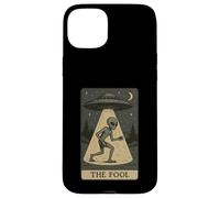 Carte de Tarot Extraterrestre The Fool UFO Abduction paganisme Coque pour iPhone 15 Plus