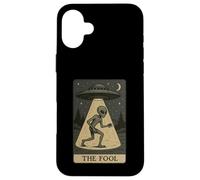 Carte de Tarot Extraterrestre The Fool UFO Abduction paganisme Coque pour iPhone 16 Plus