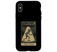 Carte de Tarot Extraterrestre The Fool UFO Abduction paganisme Coque pour iPhone X/XS