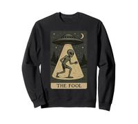 Carte de Tarot Extraterrestre The Fool UFO Abduction paganisme Sweatshirt