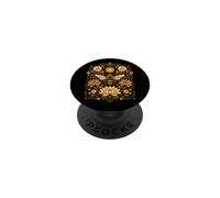 Carte de Tarot Florale avec Abeilles botaniques Cottagecore Esthétique PopSockets PopGrip Adhésif