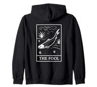 Carte de Tarot Fool - Poisson Minimaliste pour Les Amateurs de Tarot Sweat à Capuche
