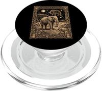 Carte de Tarot Gothique avec Constellation d'éléphant PopSockets PopGrip pour MagSafe