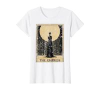 Carte de Tarot Gothique avec Motif L'impératrice T-Shirt Graphique avec Valeur