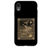 Carte de Tarot Gothique Occulte de la comète et de la Constellation Coque pour iPhone XR