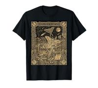 Carte de Tarot Gothique Occulte de la comète et de la Constellation T-Shirt
