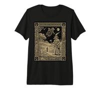 Carte de Tarot Gothique Occulte de la Constellation du Docteur de la peste T-Shirt Haut de Gamme
