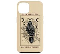 Carte de Tarot Gothique Occulte Mystique pour Amoureux des Corbeaux Coque pour iPhone 13