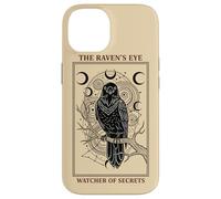 Carte de Tarot Gothique Occulte Mystique pour Amoureux des Corbeaux Coque pour iPhone 14