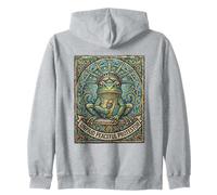 Carte de Tarot Grenouille de manifestant Pacifique Non payée Sweat à Capuche