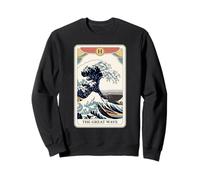 Carte de Tarot Humoristique The Great Wave Off Kanagawa Sweatshirt