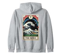 Carte de Tarot Japon La Grande Vague de Kanagawa Sweat à Capuche