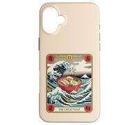 Carte de Tarot Japonais Ramen Bowl Surf Great Wave Off Kanagawa Coque pour iPhone 16 Plus