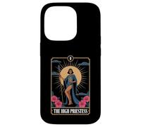 Carte de Tarot La Grande Prêtresse : Art des arcanes mystiques Coque pour iPhone 14 Pro