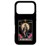 Carte de Tarot La Grande Prêtresse : Art des arcanes mystiques Coque pour iPhone 17 Pro