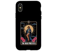 Carte de Tarot La Grande Prêtresse : Art des arcanes mystiques Coque pour iPhone X/XS