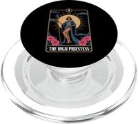 Carte de Tarot La Grande Prêtresse : Art des arcanes mystiques PopSockets PopGrip pour MagSafe