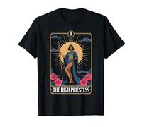 Carte de Tarot La Grande Prêtresse : Art des arcanes mystiques T-Shirt