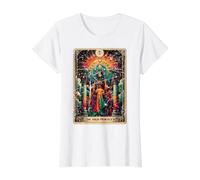 Carte de Tarot La Grande Prêtresse Cottagecore T-Shirt Graphique avec Valeur