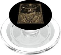 Carte de Tarot Lion Mystique Constellation de la Savane Africaine Astro PopSockets PopGrip pour MagSafe