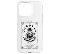 Carte de Tarot Lunaire Yoga Astronaute Zen méditation Lotus Pose Coque pour iPhone 15 Pro Max