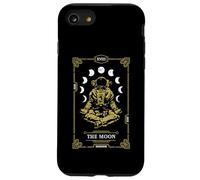 Carte de Tarot Lunaire Yoga Astronaute Zen méditation Lotus Pose Coque pour iPhone SE (2020) / 7/8