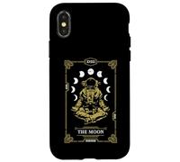 Carte de Tarot Lunaire Yoga Astronaute Zen méditation Lotus Pose Coque pour iPhone X/XS