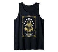 Carte de Tarot Lunaire Yoga Astronaute Zen méditation Lotus Pose Débardeur