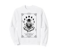 Carte de Tarot Lunaire Yoga Astronaute Zen méditation Lotus Pose Sweatshirt
