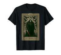 Carte de tarot Morrigan, déesse celtique de la guerre et de la prophétie T-Shirt