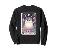 Carte de Tarot Motif Chat Persan Boho Cottagecore Sweatshirt