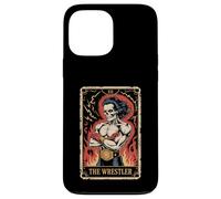 Carte de Tarot Motif crâne de lutteur Coque pour iPhone 13 Pro Max