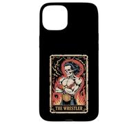 Carte de Tarot Motif crâne de lutteur Coque pour iPhone 15 Plus