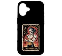 Carte de Tarot Motif crâne de lutteur Coque pour iPhone 16