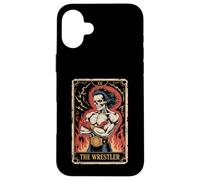 Carte de Tarot Motif crâne de lutteur Coque pour iPhone 16 Plus