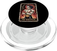 Carte de Tarot Motif crâne de lutteur PopSockets PopGrip pour MagSafe