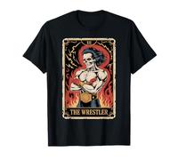 Carte de Tarot Motif crâne de lutteur T-Shirt