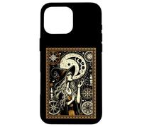 Carte de Tarot Mystique de sorcière païenne pour chercheur de Magie Coque pour iPhone 16 Pro Max