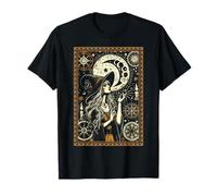 Carte de Tarot Mystique de sorcière païenne pour chercheur de Magie T-Shirt