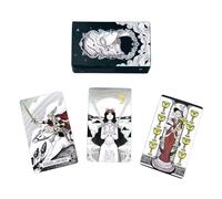 Carte de tarot mystique - Jeu de lecture spirituelle, 11,9 cm, guide Oracle avec méditation, carte de jeu, cartes de symboles, jeu de cartes pour débutants, croissance personnelle, exploration intérie