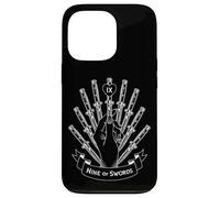 Carte de Tarot Nine of Swords Astrology Switchblades Coque pour iPhone 13 Pro