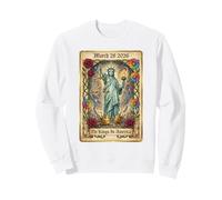 Carte de Tarot No Kings in America Statue de la Liberté Sweatshirt