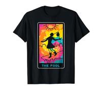 Carte de Tarot Occulte Dark Magic Witchcraft Shaman T-Shirt Graphique avec Valeur