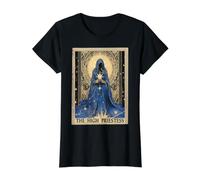Carte de Tarot Occulte Prêtresse pour Femme T-Shirt Graphique avec Valeur