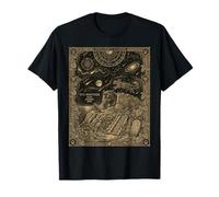 Carte de Tarot Panthère céleste Constellation Jungle Lune Astro T-Shirt