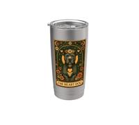 Carte de tarot Pitbull Gobelet isotherme en acier inoxydable double paroi