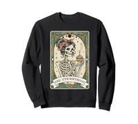 Carte de Tarot pour 17e Anniversaire Motif Femme Squelette Sweatshirt