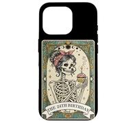 Carte de Tarot pour 24e Anniversaire Motif Squelette Coque pour iPhone 16 Pro