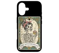 Carte de Tarot pour 24e Anniversaire Motif Squelette Coque pour iPhone 17